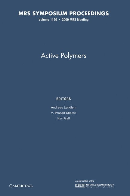 Active Polymers: Volume 1190