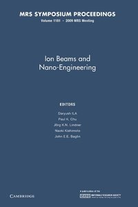 bokomslag Ion Beams and Nano-Engineering: Volume 1181