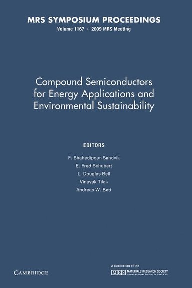 bokomslag Compound Semiconductors for Energy Applications and Environmental Sustainability: Volume 1167