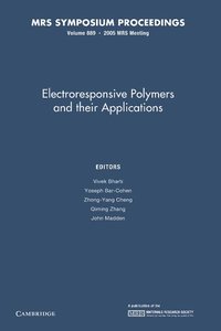 bokomslag Electroresponsive Polymers and their Applications: Volume 889