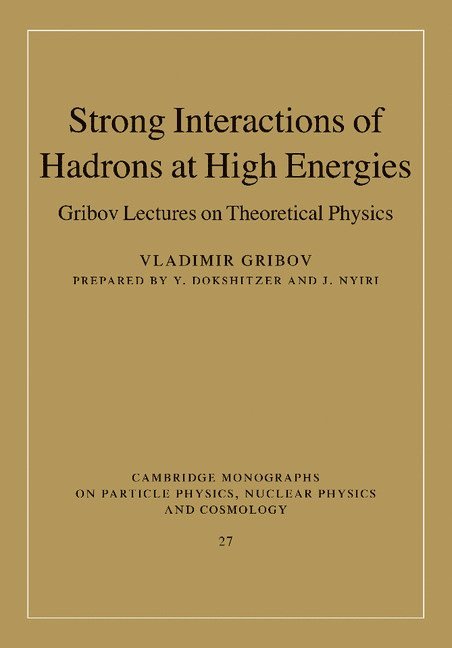 Strong Interactions of Hadrons at High Energies 1