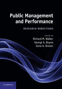 bokomslag Public Management and Performance