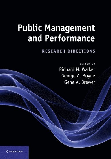 bokomslag Public Management and Performance