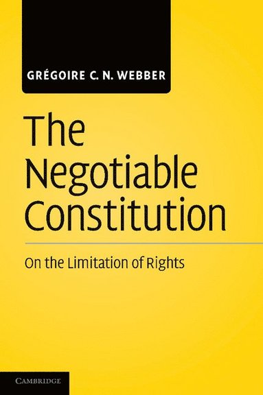 bokomslag The Negotiable Constitution