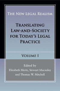 bokomslag The New Legal Realism