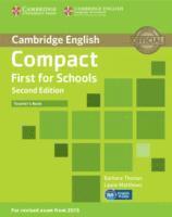 bokomslag Compact First for Schools Teacher's Book