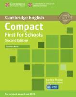 Thomas, B: Compact First for Schools Teacher's Book