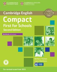 bokomslag Compact First for Schools Workbook with Answers with Audio