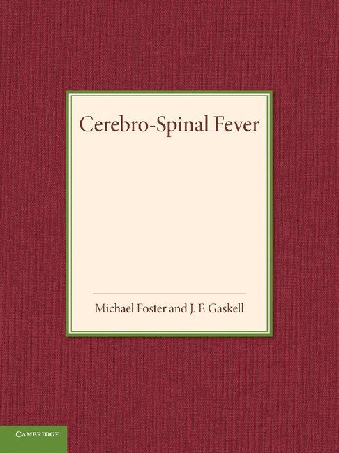 Cerebro-Spinal Fever 1