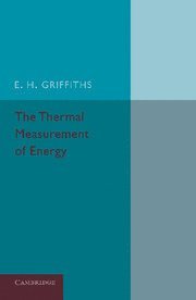 Thermal Measurement of Energy 1