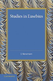 bokomslag Studies in Eusebius