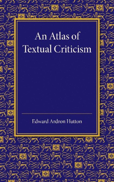 bokomslag An Atlas of Textual Criticism