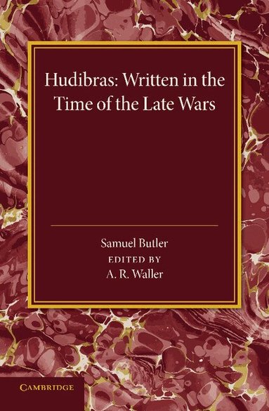 Samuel Butler, A. R. Waller - Hudibras, Häftad