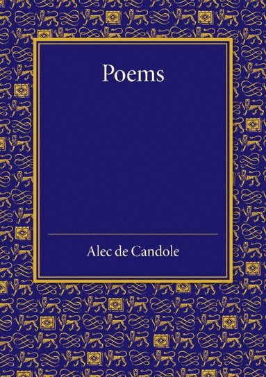 bokomslag Poems