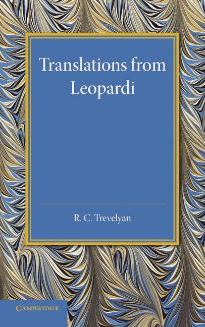 Translations from Leopardi 1