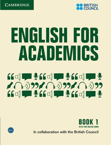 bokomslag English for Academics 1 Book with Online Audio