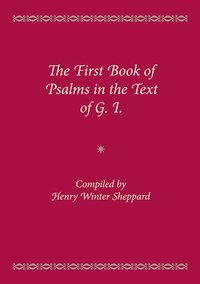 bokomslag The First Book of Psalms in the Text of G.1.