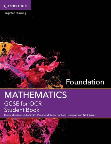 bokomslag GCSE Mathematics for OCR Foundation Student Book
