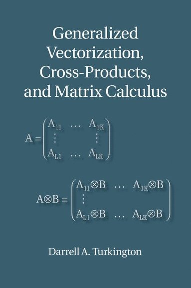 bokomslag Generalized Vectorization, Cross-Products, and Matrix Calculus