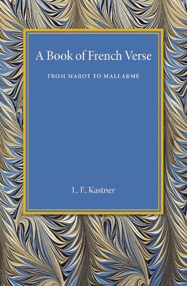 bokomslag A Book of French Verse