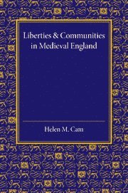 bokomslag Liberties and Communities in Medieval England