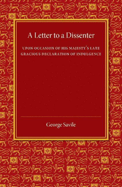 A Letter to a Dissenter 1