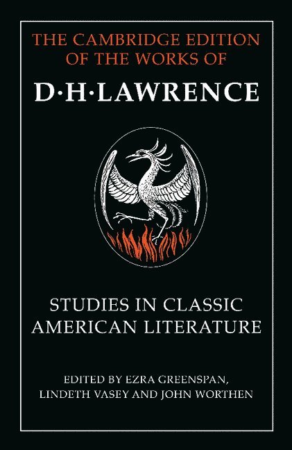 D. H. Lawrence, Ezra Greenspan, Lindeth Vasey, John (University of Nottingham) Worthen - Studies in Classic American Literature, Häftad