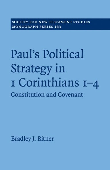 bokomslag Paul's Political Strategy in 1 Corinthians 1-4