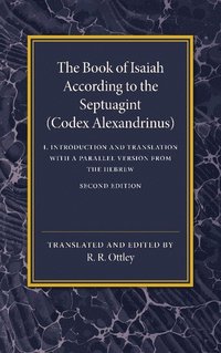 bokomslag The Book of Isaiah According to the Septuagint
