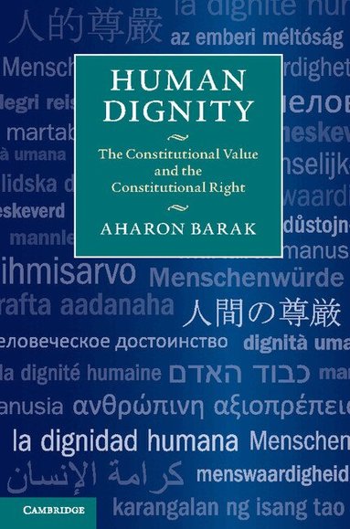 Aharon Barak - Human Dignity, Häftad