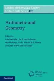 Arithmetic and Geometry 1