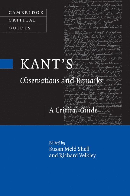 Kant's Observations and Remarks 1