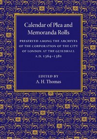 bokomslag Calendar of Plea and Memoranda Rolls