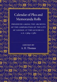 bokomslag Calendar of Plea and Memoranda Rolls