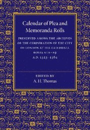 bokomslag Calendar of Plea and Memoranda Rolls