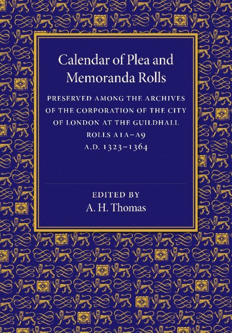 Calendar of Plea and Memoranda Rolls 1