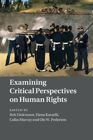 Rob Dickinson, Elena Katselli, Colin Murray, Ole W. Pedersen - Examining Critical Perspectives on Human Rights, Häftad