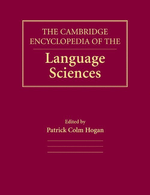 The Cambridge Encyclopedia of the Language Sciences 1