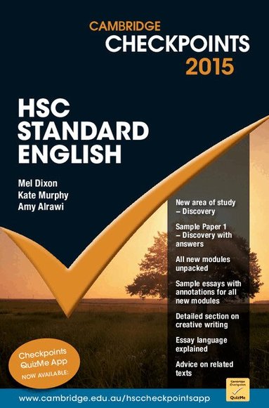 Mel Dixon, Kate Murphy, Amy Alrawi - Cambridge Checkpoints HSC Standard English 2015, Häftad