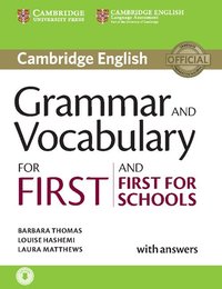 bokomslag Grammar and Vocabulary for First and First for Schools Book with Answers and Audio