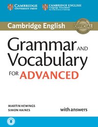 bokomslag Grammar and Vocabulary for Advanced Book with Answers and Audio