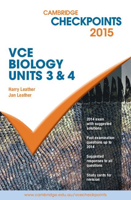 Cambridge Checkpoints VCE Biology Units 3 and 4 2015 1