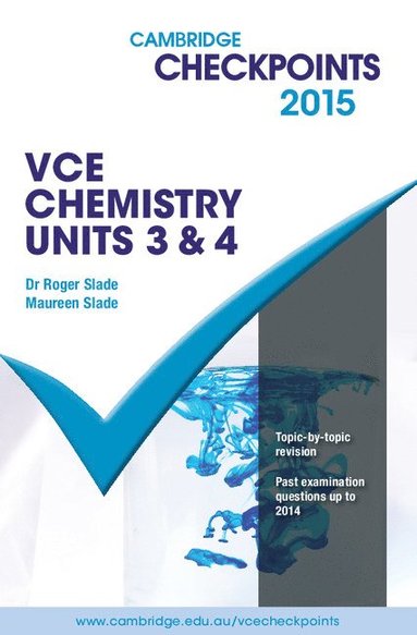 bokomslag Cambridge Checkpoints VCE Chemistry Units 3 and 4 2015