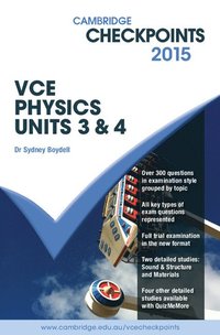 bokomslag Cambridge Checkpoints VCE Physics Units 3 and 4 2015