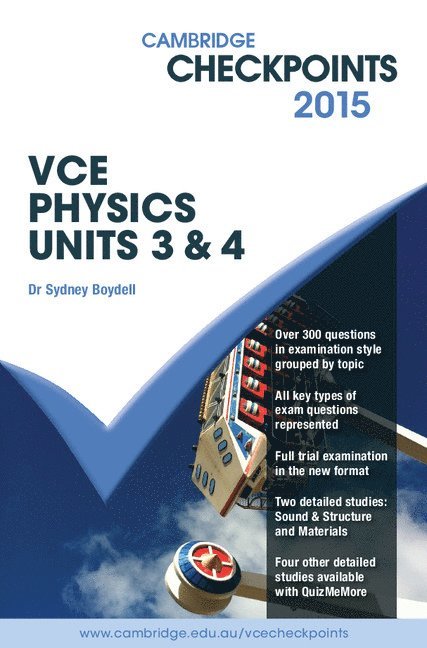 Cambridge Checkpoints VCE Physics Units 3 and 4 2015 1