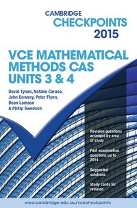bokomslag Cambridge Checkpoints VCE Mathematical Methods CAS Units 3 and 4 2015