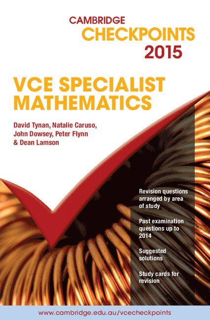 Cambridge Checkpoints VCE Specialist Mathematics 2015 1