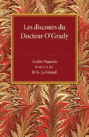 bokomslag Les discours du Docteur O'Grady