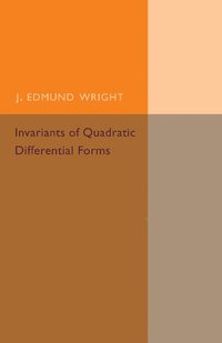 bokomslag Invariants of Quadratic Differential Forms
