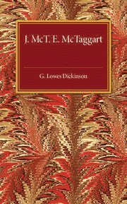 bokomslag J. McTaggart E. McTaggart